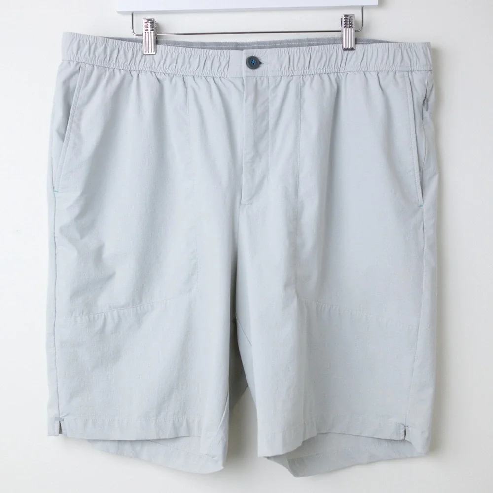 Tommy Bahama Chip Shot Pull On Shorts Mens 1XLB Gray IslandZone Big Tall Golf